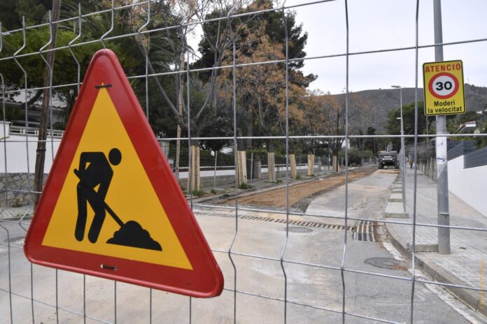 Obras en el barrio de Bellamar (Ayuntamiento de Castelldefels)