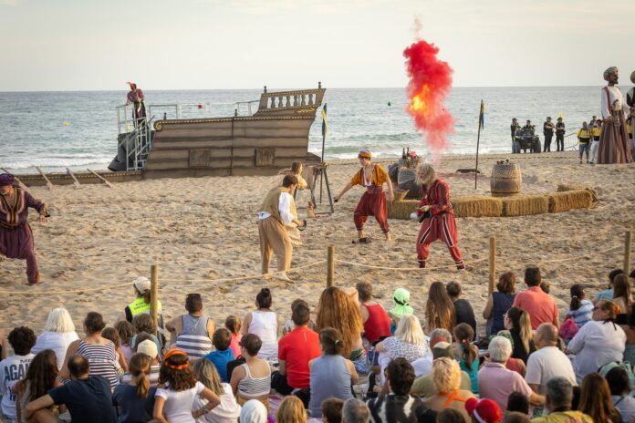 El Desembarco de piratas del año pasado (Foto: Ayuntamiento de Castelldefels)