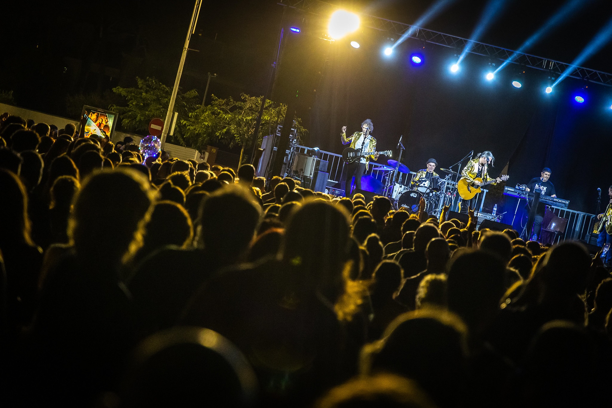 Imagen de un concierto de Mala Vida en la playa de Castelldefels (Foto: Ayuntamiento de Castelldefels)