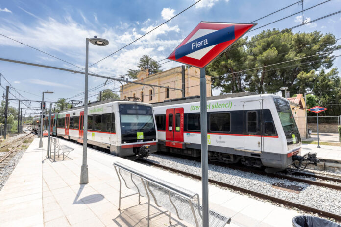 Un tren de Ferrocarrils de la Generalitat de Catalunya. Foto: FGC.