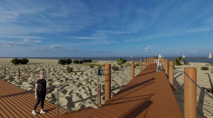Render de la futura pasarela.